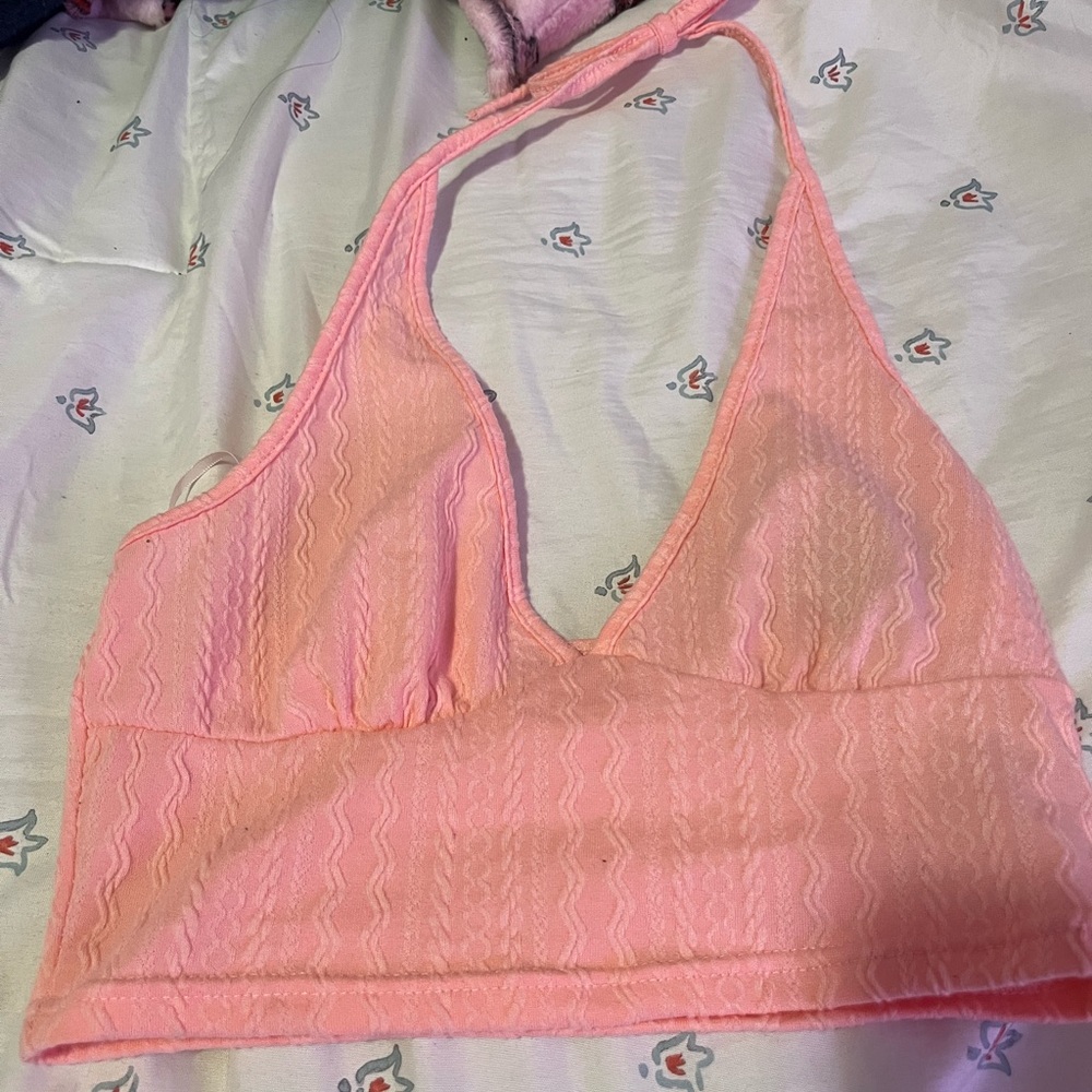 Pink Halter Top